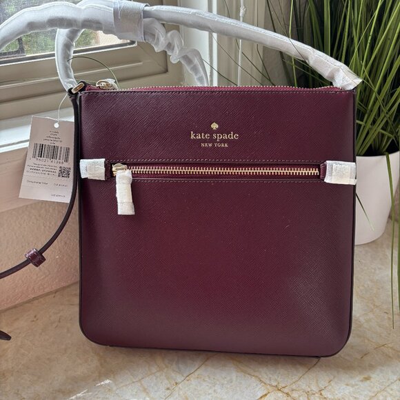 Kate Spade Handbags - NWT Kate Spade Sadie North South Crossbody Grenache